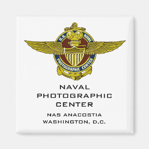 NAVAL PHOTOGRAPHIC CENTER (Colour)  Magnet