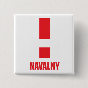 NAVALNY! 2 INCH SQUARE BUTTON