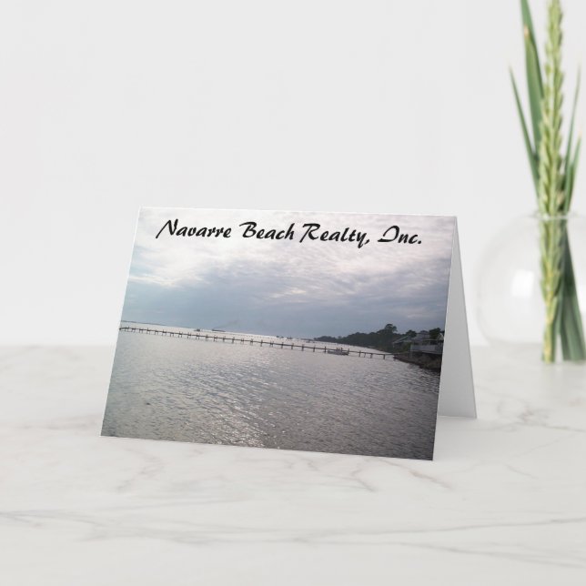 navarre beach  card (Front)