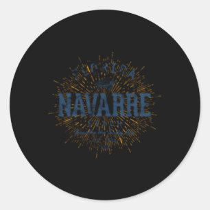 Navarre Beach Classic Round Sticker