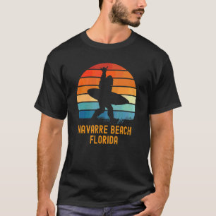 Navarre Beach Florida Sasquatch Souvenir T-Shirt
