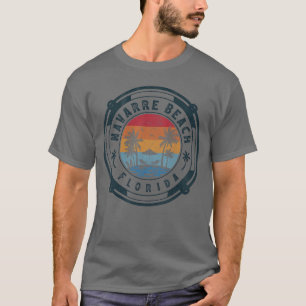 Navarre Beach Florida Summer Vacation Vintage Suns T-Shirt