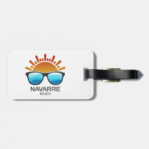 Navarre Beach Florida Sunglasses Luggage Tag