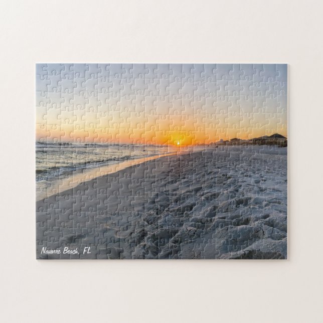 Navarre Beach Florida Sunset Jigsaw Puzzle (Horizontal)