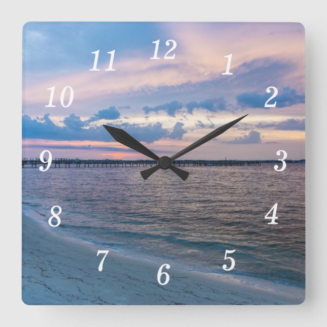 Navarre Santa Rosa Sunset Wall Clock (Front)