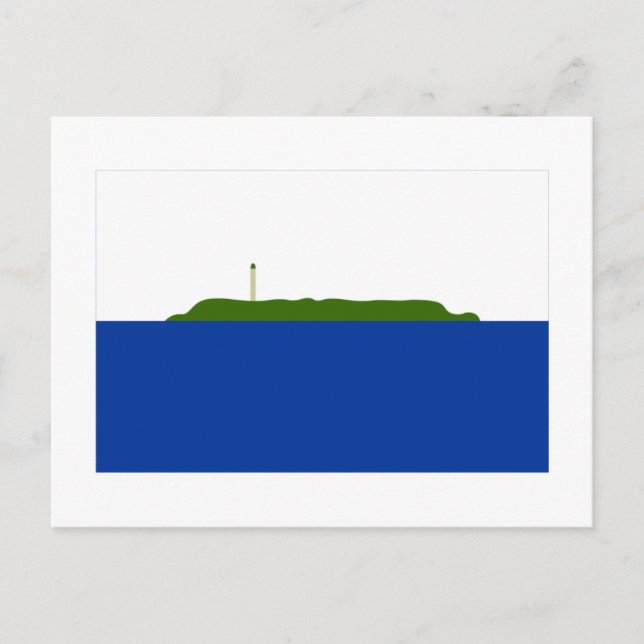 Navassa Island Flag Postcard (Front)