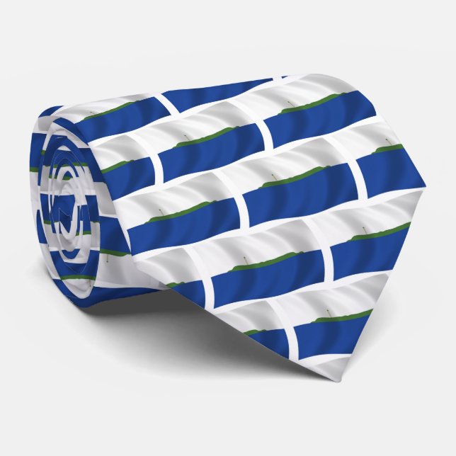 Navassa Island Flag Tie (Rolled)