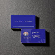 Nave Blue Minimalist Real Estate Agent