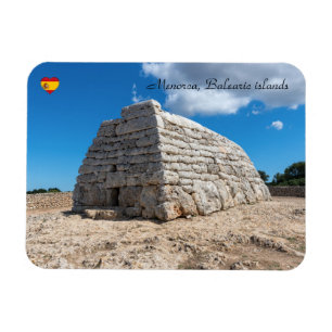 Naveta des Tudons, Prehistoric Tomb - Menorca Magnet