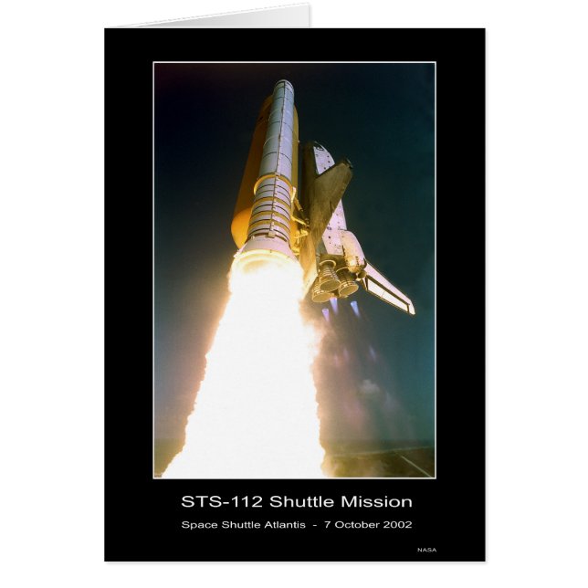Navette spatiale Atlantis Lift-off - 7 octobre 200 (Devant)