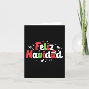 Navidad Matching Family Spanish Christmas Mexican  Card
