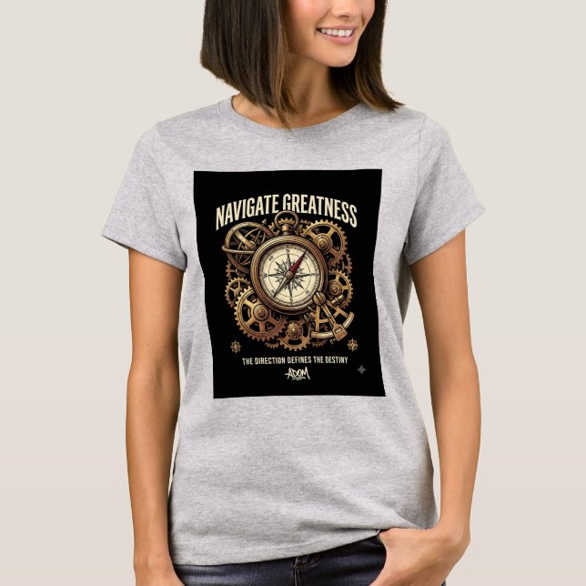 Navigate Greatness Compass Shirt (Front)