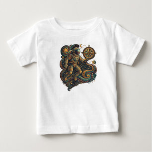 Navigate the Stars – Inspirational Cosmic Baby T-Shirt
