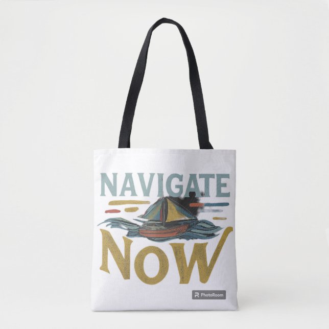 Navigate  tote bag (Front)