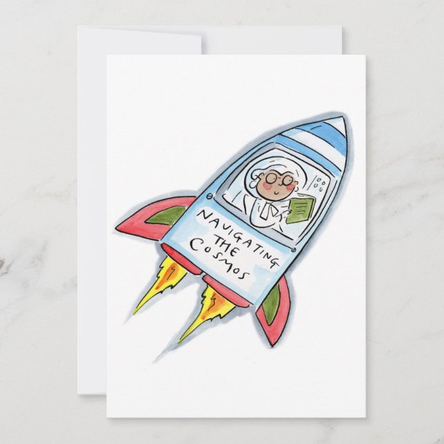 Navigating the Cosmos Invitation (Front)