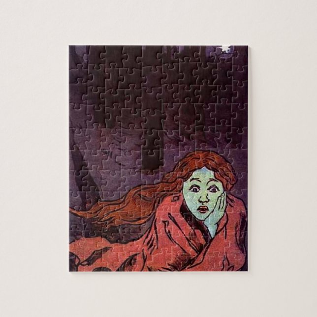 Navigating Trauma Face Of Fear Jigsaw Puzzle (Vertical)