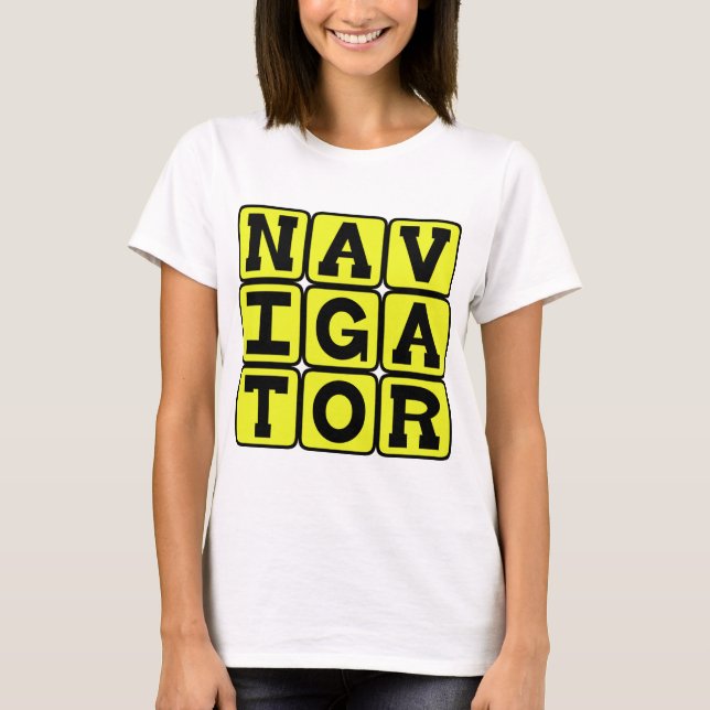 Navigator, Map Master T-Shirt (Front)