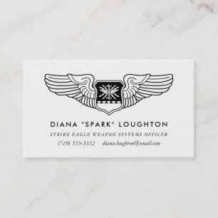 Navigator Wings Professional Aviator Business Card