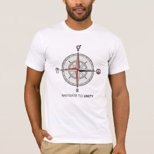 Naviguez jusqu'au T-shirt Unity Compass - Justice
