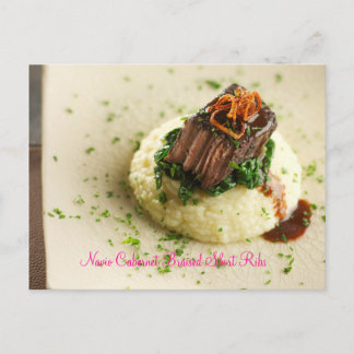 Navio Cabernet Braised Short Ribs Postcard