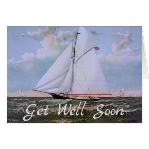 Navire de voile antique sloop yacht voilier océan