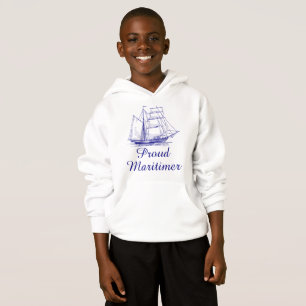 Navire nautique Sweat - shirt à capuche à voile à 