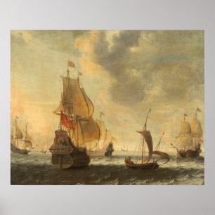 Navires néerlandais - Adriaensz Bellevois Poster d