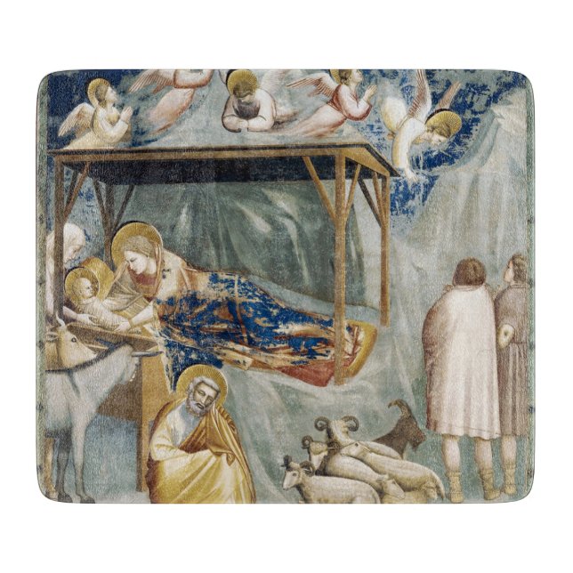 Navitity (Birth of Jesus Christ) (by Giotto) Cutting Board (Front)