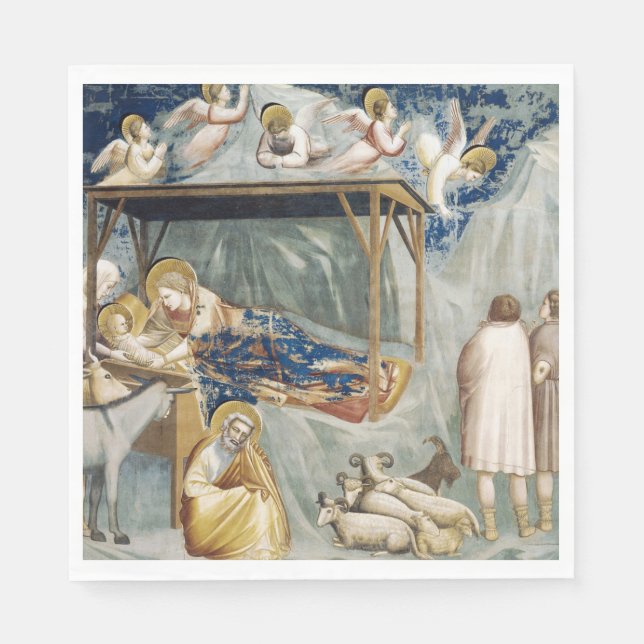 Navitity (Birth of Jesus Christ) (by Giotto) Napkin (Front)