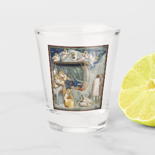 Navitity (Birth of Jesus Christ) (by Giotto) Shot Glass