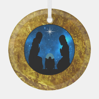 Navitiy glass ornament