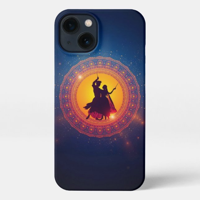 Navratri - A Festival of Devotion and Dance iPhone Case (Back)