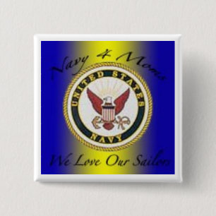 navy4moms 2 inch square button