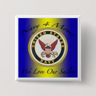 navy4moms 2 inch square button