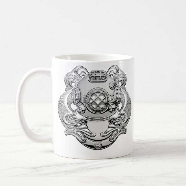 Navy 1st Class Diver Mug (Left)