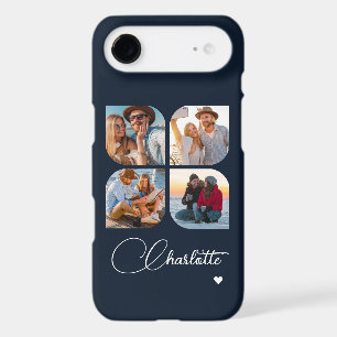 Navy 4 Photo Personalized Name