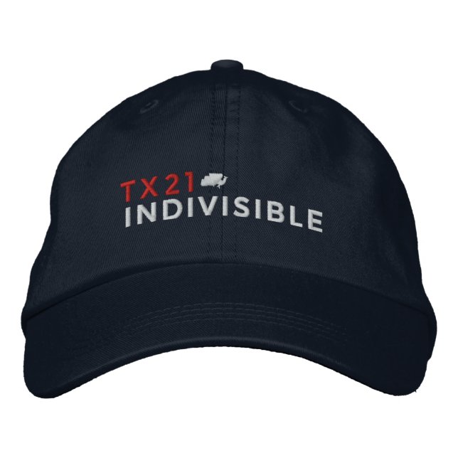 Navy Adjustable Cap Embroidered with Logo (Front)