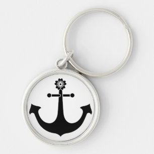 Navy anchor keychain