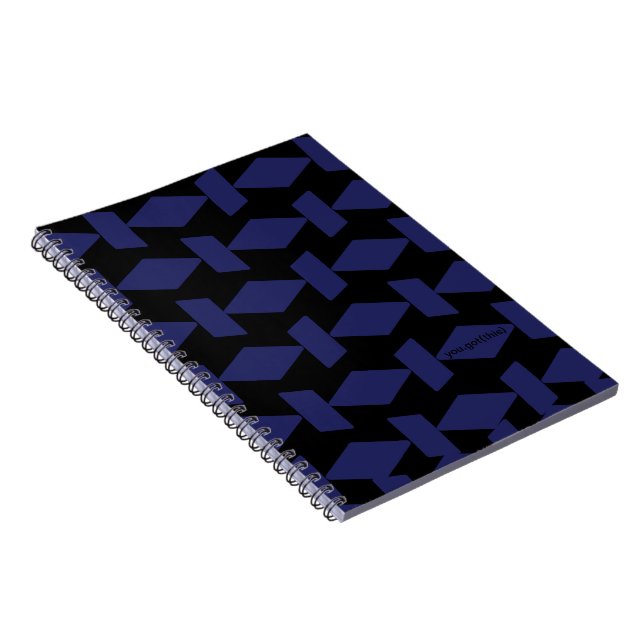 Navy and Black You Got This for Tech Women Notebook (Right Side)