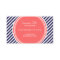 Navy and Coral Preppy Stripes