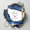 Navy and Gold Agate Wedding
