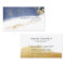 Navy and Gold Lunar Brush Strokes Business Card