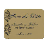 Navy and Gold Masquerade Save the Date