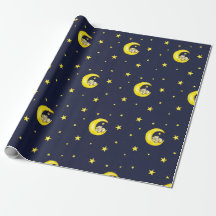 Navy and Gold Twinkle Little Stars