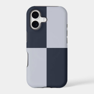 Navy and Grey Rectangles iPhone 8 Plus Tough Case