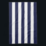 Navy Awning Stripe Kitchen Towel<br><div class="desc">Navy Awning Stripe</div>