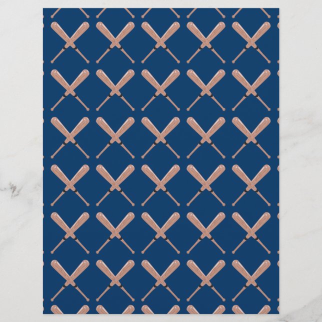 Navy Baseball Bat (Front)