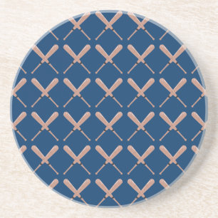 Navy Baseball Bat Coaster