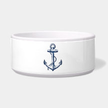 Navy Blue Anchor