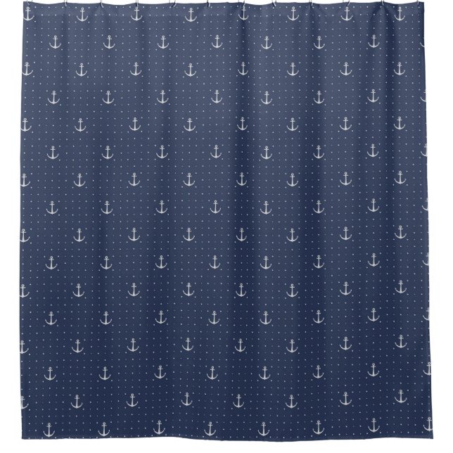 Navy Blue Anchor Pattern (Front)